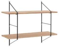 Wandrek Belfast Met 2 Legplanken - Zwart/ Natuur -Emob 4A345B8D 331A 414B A6AA 6345F92FA3F5 16e2