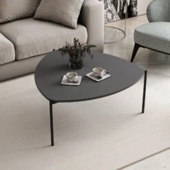 Moderne Antraciet Salontafel Met Metalen Frame -Emob 506MNR1216 20 202 f8d0