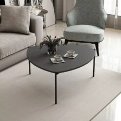 Moderne Antraciet Salontafel Met Metalen Frame -Emob 506MNR1216 20 203 3d2e