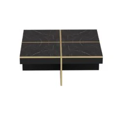 Designer Salontafel | Woody Mode | Zwart Goud". -Emob 506MNR1229 20 205 2df5