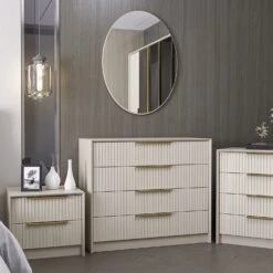 Woody Dressoir - 100% Melamine - Steenkleur -Emob 506MNR1517 20 202 2640