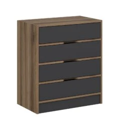 Woody Dressoir | Melamine Coating | Notelaar Antraciet -Emob 506MNR1518 20 204 bf1e