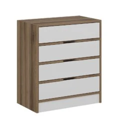 Woody Dressoir | Walnoot Wit | 100% Melamine Snijplank -Emob 506MNR1519 20 204 0059