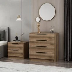 Woody Dressoir | 18mm Melamine | Notenhout -Emob 506MNR1520 20 203 fb79