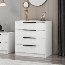 Witte Dressoir | 100% Melamine Gecoat | 72x42x77 Cm 15 Witte Dressoir | 100% Melamine Gecoat | 72x42x77 Cm -Emob 506MNR1521 20 202 e414