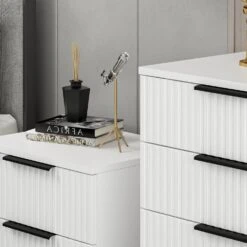 Witte Dressoir | 100% Melamine Gecoat | 72x42x77 Cm 13 Witte Dressoir | 100% Melamine Gecoat | 72x42x77 Cm -Emob 506MNR1521 20 204 c95f