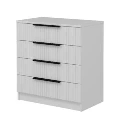 Witte Dressoir | 100% Melamine Gecoat | 72x42x77 Cm 10 Witte Dressoir | 100% Melamine Gecoat | 72x42x77 Cm -Emob 506MNR1521 20 206 b490