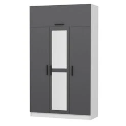 Woody Garderobekast | Antraciet Wit -Emob 506MNR2412 20 206 762a