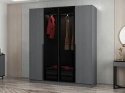 Woody Kledingkast | Melamine Coating | 18 Mm | 180x210x52 Cm | Fume". -Emob 506MNR2494 20 203 25e1