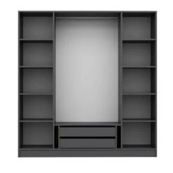 Woody Kledingkast | Melamine Coating | 18 Mm | 180x210x52 Cm | Fume". -Emob 506MNR2494 20 207 d5d9