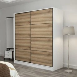 Woody Kledingkast | 100% Melamine Coating | Tal Van Planken | Wit". 12 Woody Kledingkast | 100% Melamine Coating | Tal Van Planken | Wit". -Emob 506MNR2544 20 205 2f03