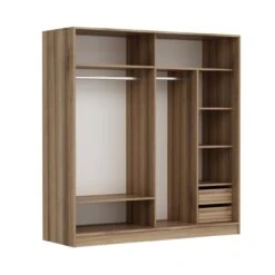 Woody Fashion Melamine Garderobekast | Dore | 220x210x52 Cm -Emob 506MNR2557 20 204 0adb