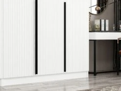 Woody Kledingkast | Wit | 100% Melamine | 225x210x52 Cm 13 Woody Kledingkast | Wit | 100% Melamine | 225x210x52 Cm -Emob 506MNR2604 20 204 35a0