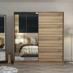 Woody Fashion 100% Melamine Kledingkast - Dore".