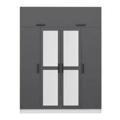 Woody Kledingkast: 100% Gemelamineerd | Antraciet". -Emob 506MNR2659 20 205 0473