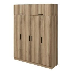 Woody Kledingkast | Melamine Coating | 180x235x52cm | Talrijke Planken | Dore -Emob 506MNR2675 20 206 6e49
