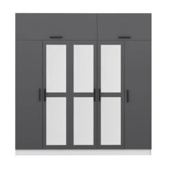 Woody Fashion Antraciet Kledingkast | Shelved Design". -Emob 506MNR2803 20 205 82c4