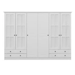 Woody Fashion Melamine Kledingkast - Wit | 190x225x52 Cm -Emob 506MNR2831 20 206 07aa