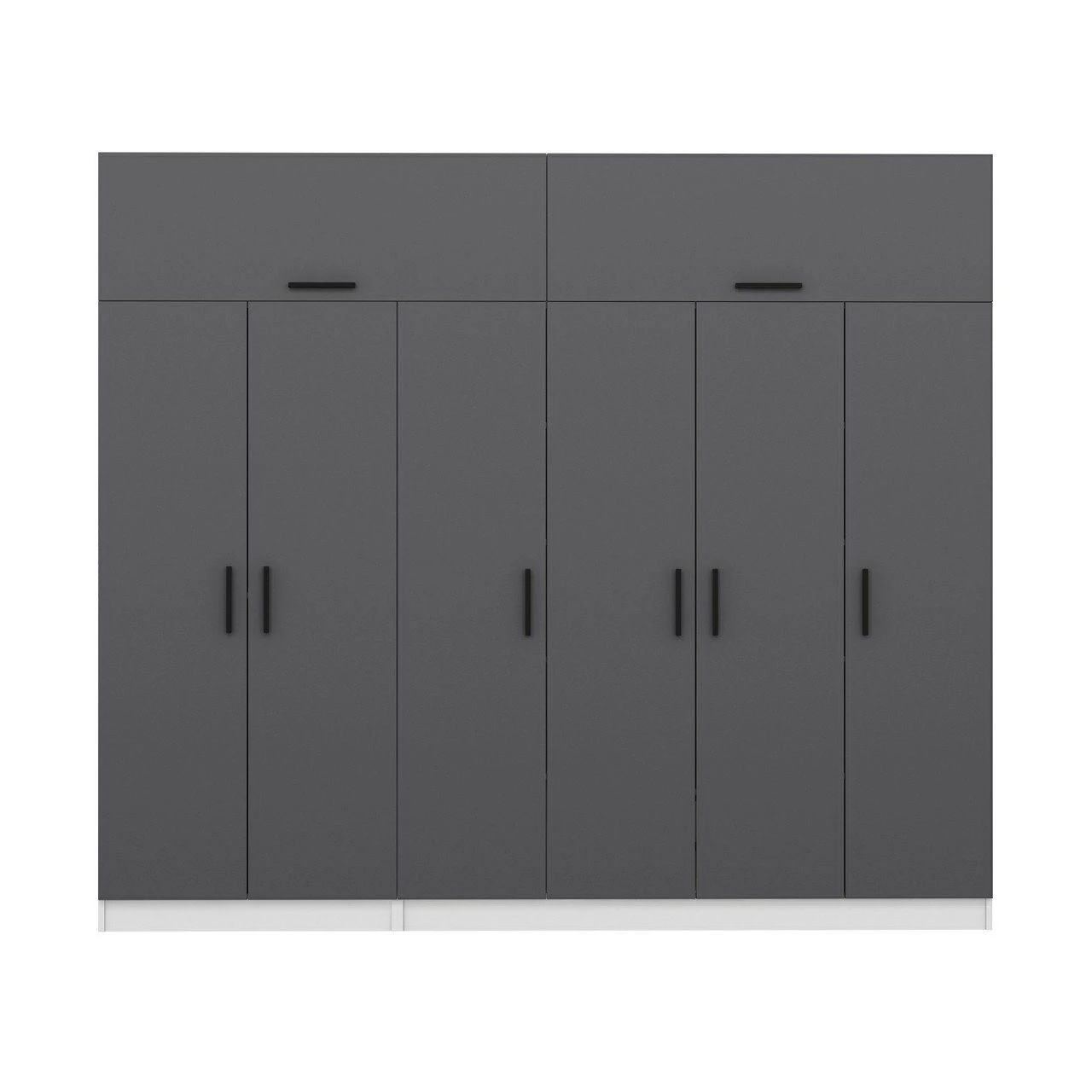 Woody Kledingkast | Antraciet | 270x235x52cm 5 Woody Kledingkast | Antraciet | 270x235x52cm - Afbeelding 5