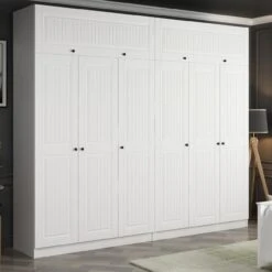 Ruime Witte Kledingkast - Woody Fashion". -Emob 506MNR2891 20 202 dd27