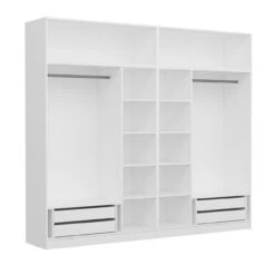 Ruime Witte Kledingkast - Woody Fashion". -Emob 506MNR2891 20 206 98b1