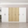 Moderne Houten Kledingkast | Wit Notenhout
