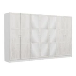 Stijlvolle Woody Fashion Kledingkast | 100% Melamine Gecoat | Ruim En Chique | Witte Kleur". -Emob 506MNR2939 20 206 35d3