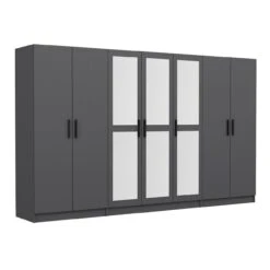 Moderne Antracietkleurige Kledingkast Van Woody Fashion". -Emob 506MNR2956 20 207 1f9b