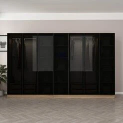 Woody Fashion Melamine Garderobekast | 100% Gecoat | 18 Mm Dikte | 315x210x52 Cm | Fume -Emob 506MNR3115 20 202 667b