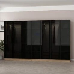 Woody Fashion Melamine Garderobekast | 100% Gecoat | 18 Mm Dikte | 315x210x52 Cm | Fume -Emob 506MNR3115 20 203 f449