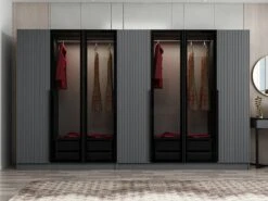 Fume Woody Mode Garderobe | 100% Melamine | 315x210x52 15 Fume Woody Mode Garderobe | 100% Melamine | 315x210x52 -Emob 506MNR3123 20 202 6027