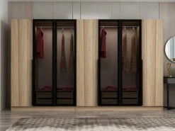 Woody Fashion Eiken Kledingkast - Ruim En Stijlvol -Emob 506MNR3127 20 202 f818