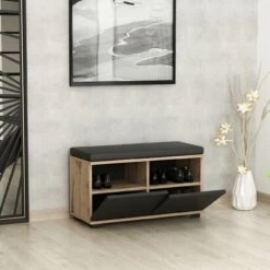 Woody Fashion Schoenenkast | 100% Melamine Noten Zwart -Emob 506MNR3330 20 205 3771