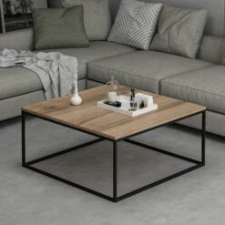 Stijlvolle Woody Fashion Salontafel, 100% Melamine Gecoat, 18mm Dik, 90x42x90cm, Dore 13 Stijlvolle Woody Fashion Salontafel, 100% Melamine Gecoat, 18mm Dik, 90x42x90cm, Dore -Emob 506MNR3424 20 202 f799