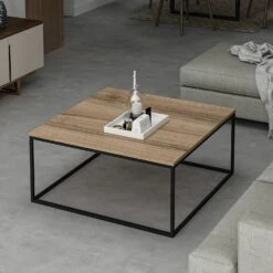 Stijlvolle Woody Fashion Salontafel, 100% Melamine Gecoat, 18mm Dik, 90x42x90cm, Dore 12 Stijlvolle Woody Fashion Salontafel, 100% Melamine Gecoat, 18mm Dik, 90x42x90cm, Dore -Emob 506MNR3424 20 203 45a5