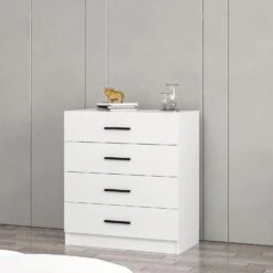Woody Dressoir | 100% Melamine | 30mm Dikte | Wit -Emob 506MNR3437 20 206 7d34