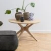 Salontafel Laurence Ø80 - Witte Eik
