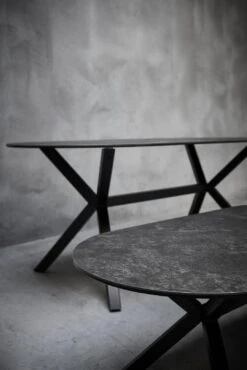 Ovalen Eettafel Laxey 180x90 - Zwart -Emob 543D3BC5 5CFC 4030 BA5C D7FAFEE1FBEB 1e25