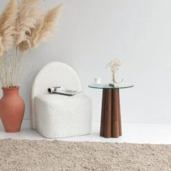 Locelso Salontafel | 100% Grenen Massief Hout | Notelaar -Emob 552NOS1428 20 202 7d7b