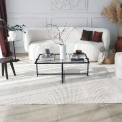 Locelso Salontafel | Gehard Glas | Metalen Poten | Zwart -Emob 552NOS1429 20 202 e2b9