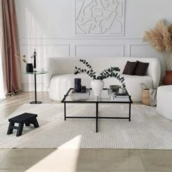 Locelso Salontafel | 100% Gehard Glas | Metalen Poten | Zwart -Emob 552NOS1430 20 202 d8e0