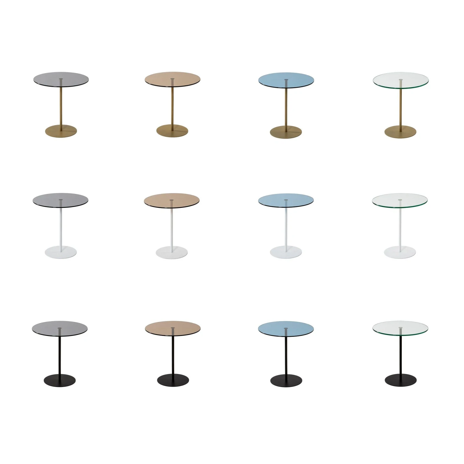 Locelso Bijzettafel | 100% Gehard Glas En Metalen Frame | 50x50x50cm | Zwart Donkergrijs 2 Locelso Bijzettafel | 100% Gehard Glas En Metalen Frame | 50x50x50cm | Zwart Donkergrijs - Afbeelding 2