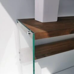 Locelso Commode Van Gehard Glas | Notelaar | 8mm Glas | Massief Grenen Frame 12 Locelso Commode Van Gehard Glas | Notelaar | 8mm Glas | Massief Grenen Frame -Emob 552NOS1901 20 204 dce9