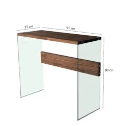 Locelso Commode Van Gehard Glas | Notelaar | 8mm Glas | Massief Grenen Frame 10 Locelso Commode Van Gehard Glas | Notelaar | 8mm Glas | Massief Grenen Frame -Emob 552NOS1901 20 207 4b2d
