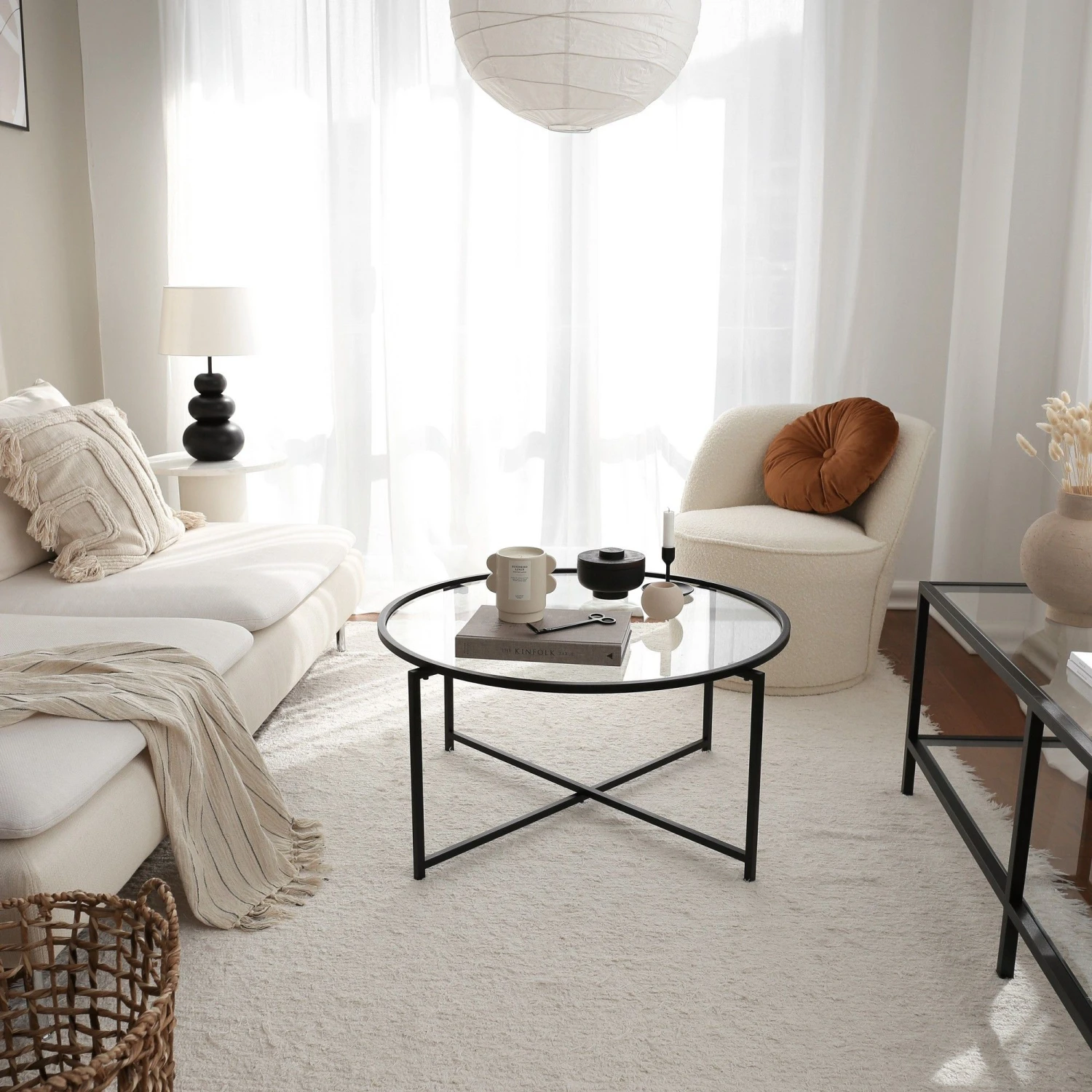 Locelso Salontafel | 100% Gehard Glas | Mat Zwart 5 Locelso Salontafel | 100% Gehard Glas | Mat Zwart - Afbeelding 5