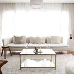 Locelso Salontafel | 100% Gehard Glas | 4mm Dikte | Goud -Emob 552NOS2224 20 204 f760