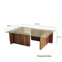 Salontafel Gladys-walnoot/glas -Emob 552NOS2232 20 208 e7f6