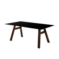 Eettafel Canna 180cm - Wengé/zwart