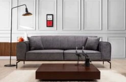 Comfortabele 3-zits Slaapbank In Antraciet - Ultiem Design En Functie