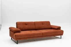 3-zits Slaapbank | Comfortabel En Stijlvol | Beukenhouten Frame | Oranje Kleur -Emob 560ARE1356 20 2012 69a5